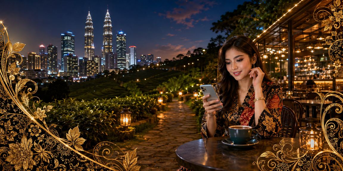 Petaling Jaya users on the mb8my mobile casino featuring local batik elements
